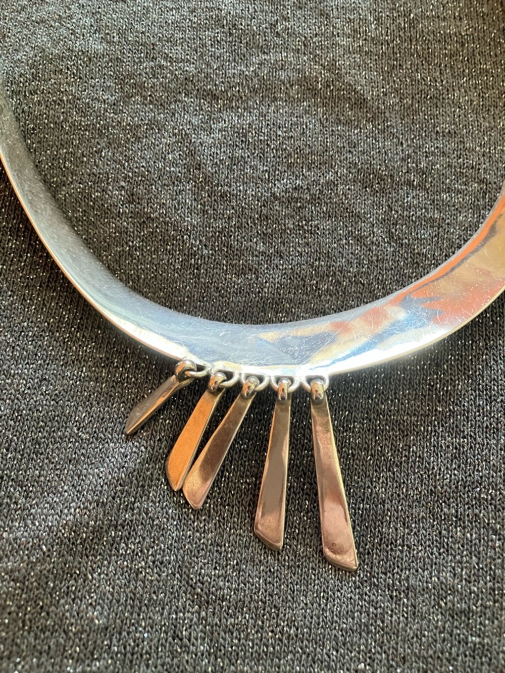 Vintage Sterling Silver Chocker Handcrafted in Taxco, Mexico - Picture 3 of 7